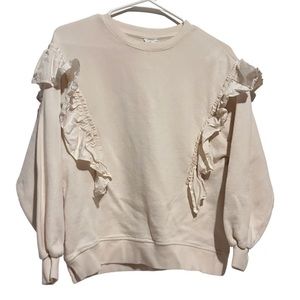 Zara ruffle sweater